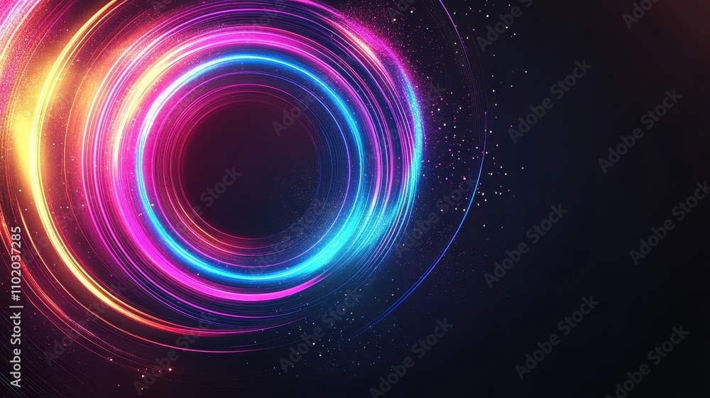 Dynamic glowing patterns in bold neon tones with textured gradients and soft accents Dynamic glowing patterns in bold neon tones with textured gradients and soft accents