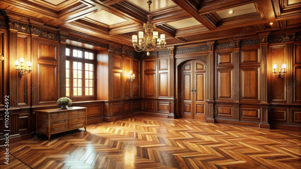 Classic luxury room with wooden interior , elegant, upscale, sophisticated, refined, opulent, luxurious Classic luxury room with wooden interior , elegant, upscale, sophisticated, refined, opulent, luxurious