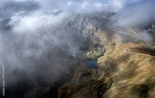 Mountain landscapes of the Caucasus, Russia