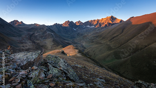 Mountain landscapes of the Caucasus, Russia