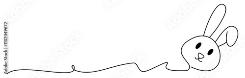 easter day line art illustration