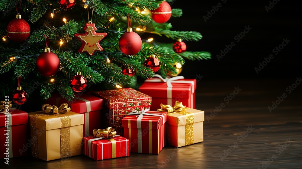 Timeless Christmas Tree Minimalist Composition Timeless Christmas Tree Minimalist Composition