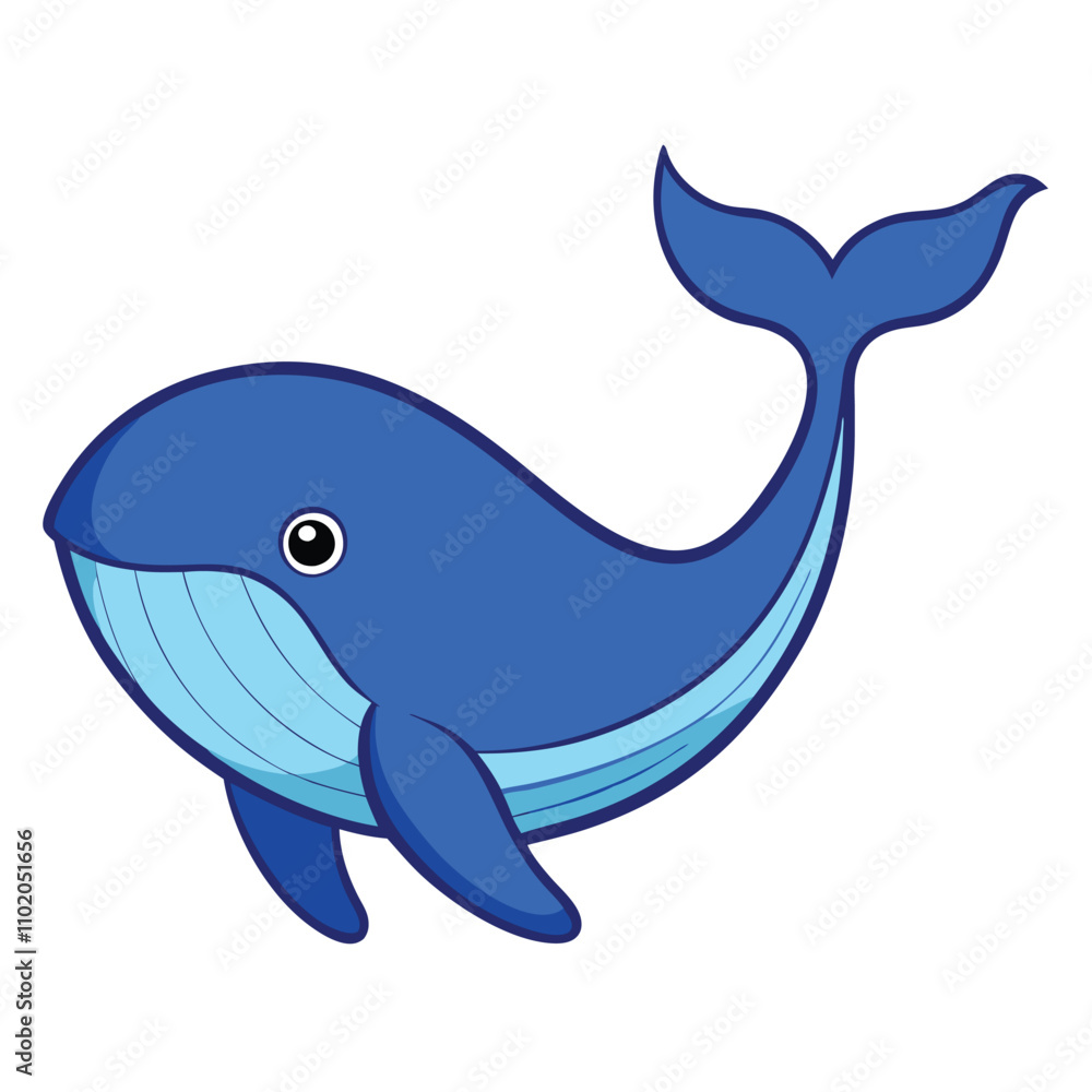 blue while silhouette vector illustration blue while silhouette vector illustration