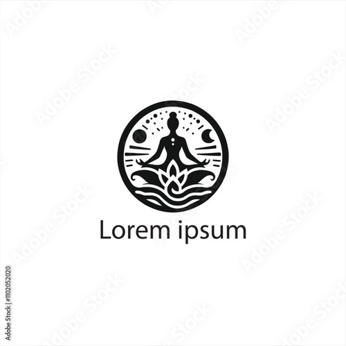 Free Download A Yoga Logo Design - GFXLoad