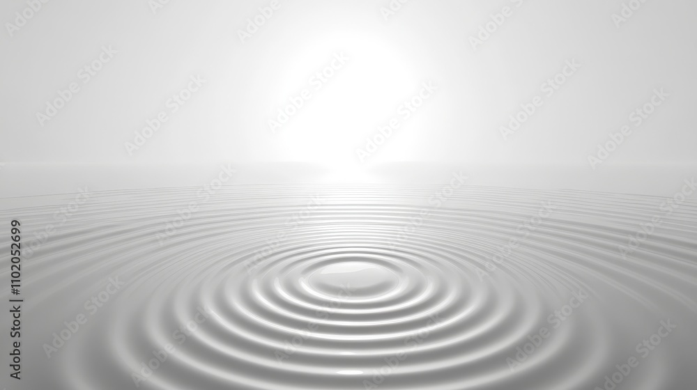 Serene Water Surface with Gentle Ripples and Soft Light Serene Water Surface with Gentle Ripples and Soft Light