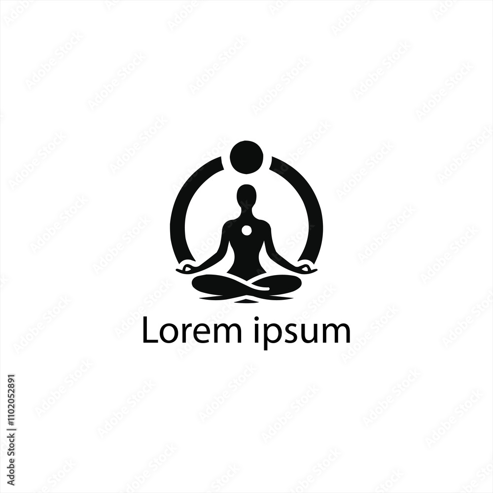 A Yoga Logo Design A Yoga Logo Design