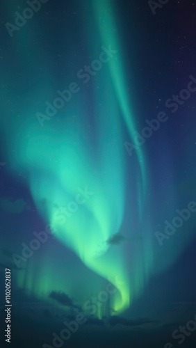 Wallpaper Mural Mesmerizing display of green and purple aurora borealis lights in sky, phenomenon, vibrant, celestial, northern lights Torontodigital.ca