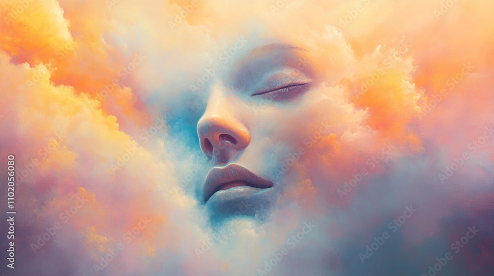 Dreamy Face in the Clouds Dreamy Face in the Clouds