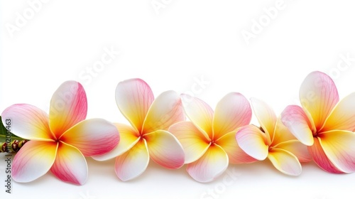 frangipani isolated on white background