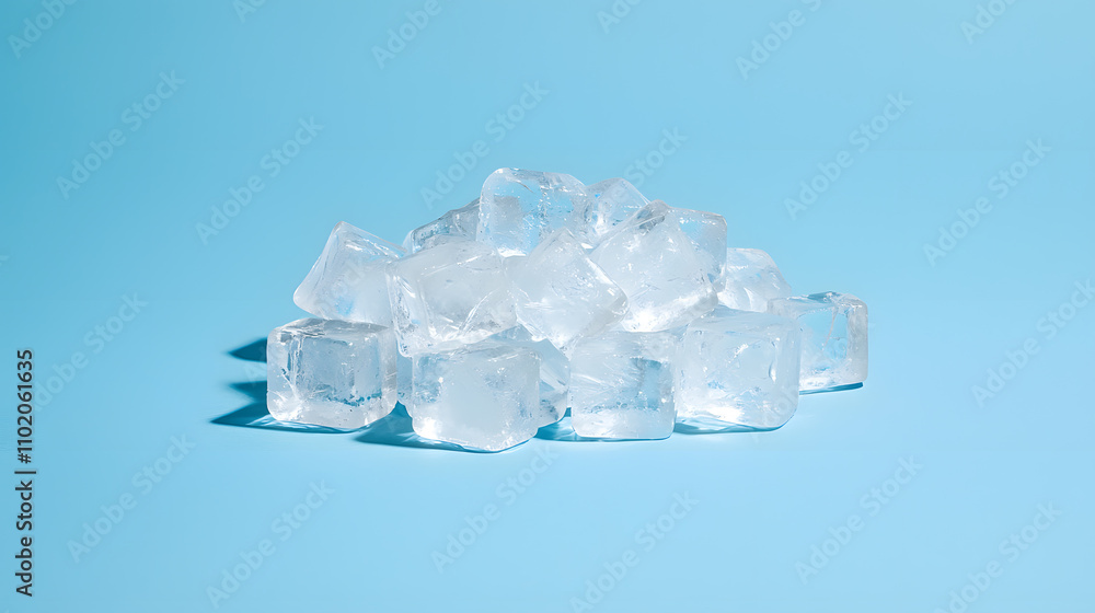 A pile of Clear Sparkling Ice Cubes – Refreshing and Crisp, Perfect for Drinks and Cool Refreshments A pile of Clear Sparkling Ice Cubes – Refreshing and Crisp, Perfect for Drinks and Cool Refreshments