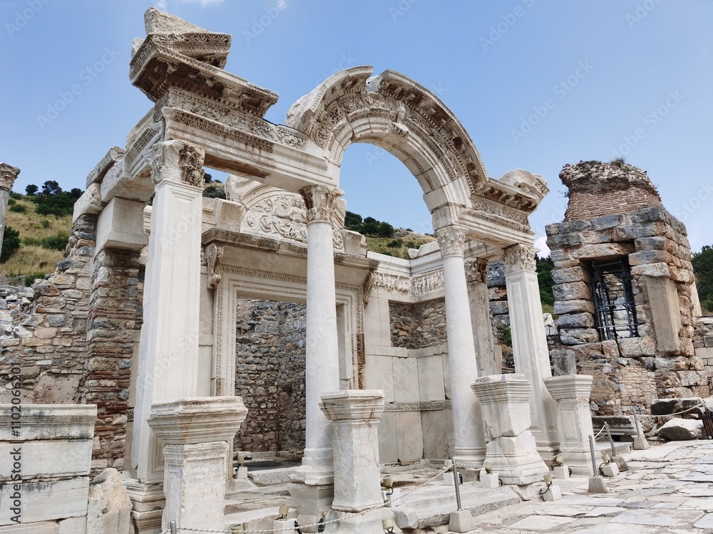 Ephesus, the most important Greek city in Ionian Asia Minor, the ruins of which lie near the modern village of Selƈuk in western Turkey. Ephesus, the most important Greek city in Ionian Asia Minor, the ruins of which lie near the modern village of Selƈuk in western Turkey.
