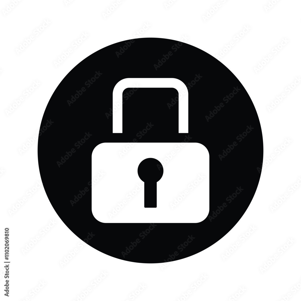 Print, Lock, locked, login icon