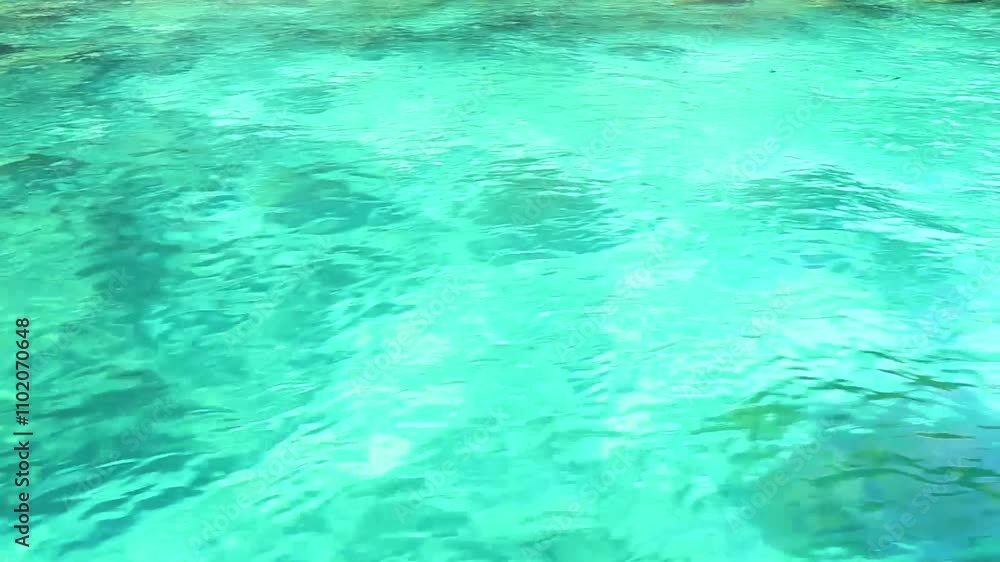 Clear turquoise blue water and waves Thailand. Clear turquoise blue water and waves Thailand.