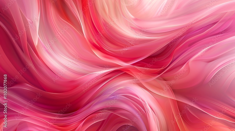 Abstract Pink and White Curved Lines Background Abstract Pink and White Curved Lines Background