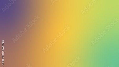 Smooth colorful gradient background. Purple, orange, green