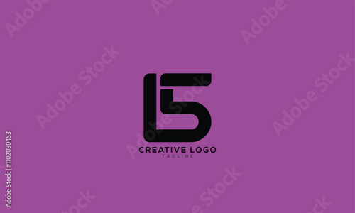 L5 LS 5L B5 Abstract initial monogram letter alphabet logo design