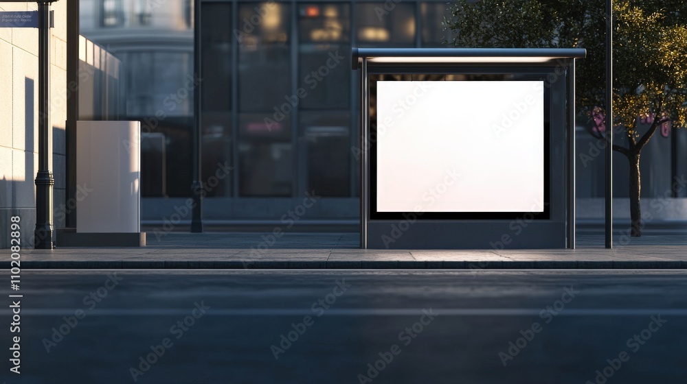 Innovative advertising design mockup urban setting digital display daylight perspective modern marketing concepts Innovative advertising design mockup urban setting digital display daylight perspective modern marketing concepts