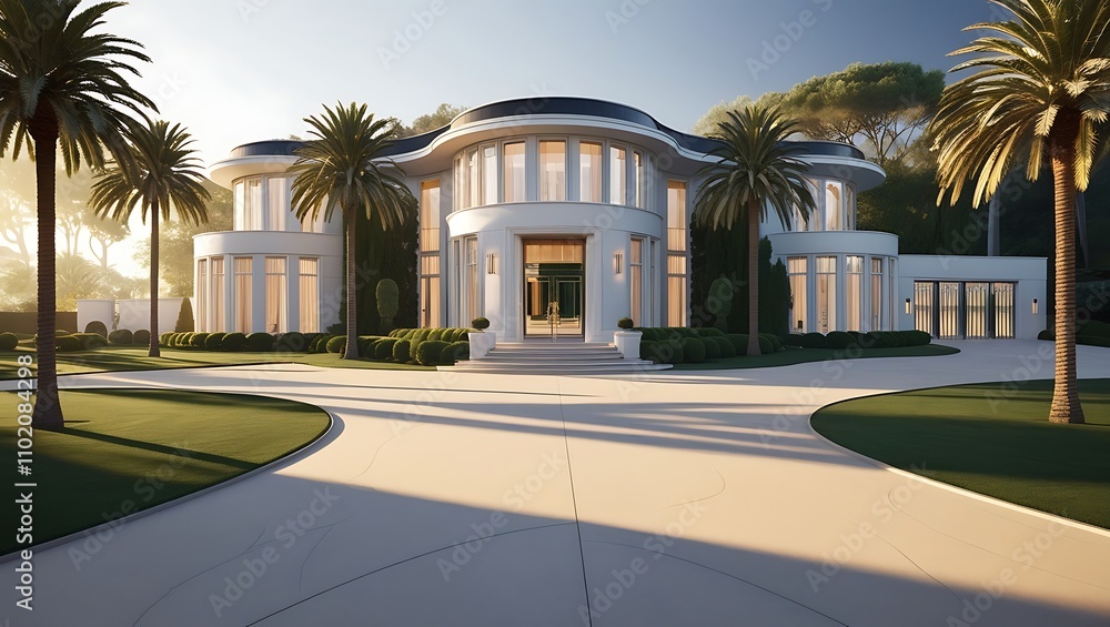 High-End Luxury House Scene for Design Projects High-End Luxury House Scene for Design Projects