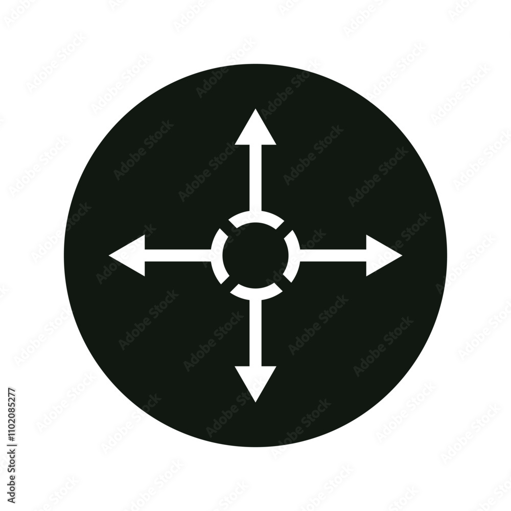 Scalability, big data, flexibility icon Scalability, big data, flexibility icon