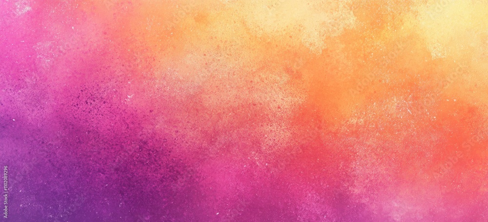Pink, Purple, Orange, and Yellow Gradient Background with Grainy Texture for Banner or Poster Design Pink, Purple, Orange, and Yellow Gradient Background with Grainy Texture for Banner or Poster Design