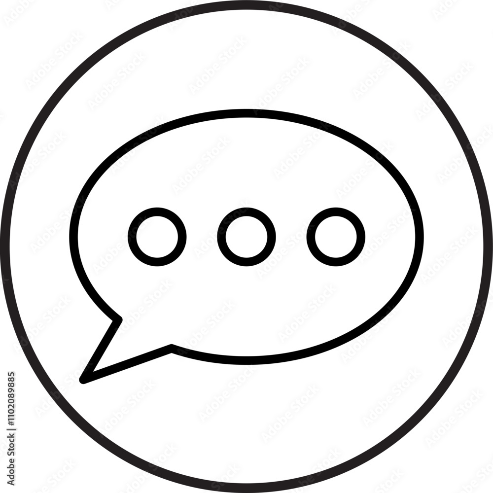 Chat Bubble icon Design Chat Bubble icon Design