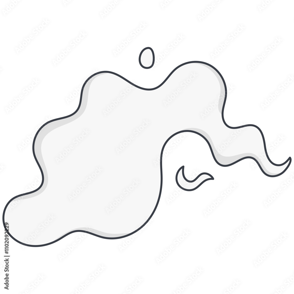 Comic clouds set. Cartoon white smoke vector Illustration. A set of smoke, explosions and smells. Comic clouds set. Cartoon white smoke vector Illustration. A set of smoke, explosions and smells.