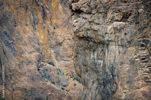 Rocks of la buitrera canyon, piedra parada, chubut, argentina
