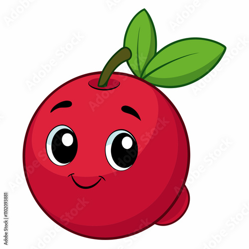 red apple cartoon