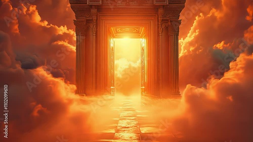 The gates of paradise, the gates of heaven. Created with generative AI.
