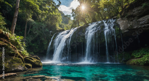 waterfall in the forest