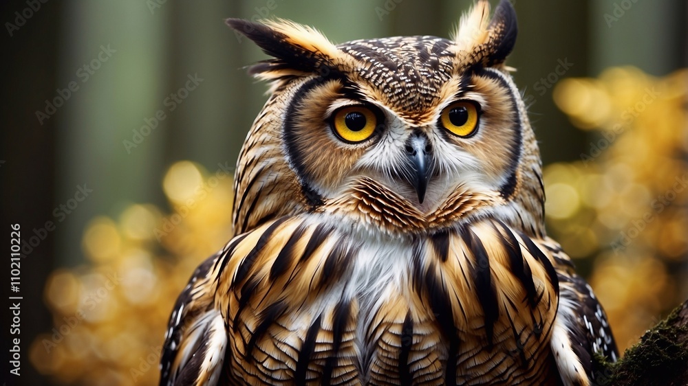 Owl close up portrait Owl close up portrait