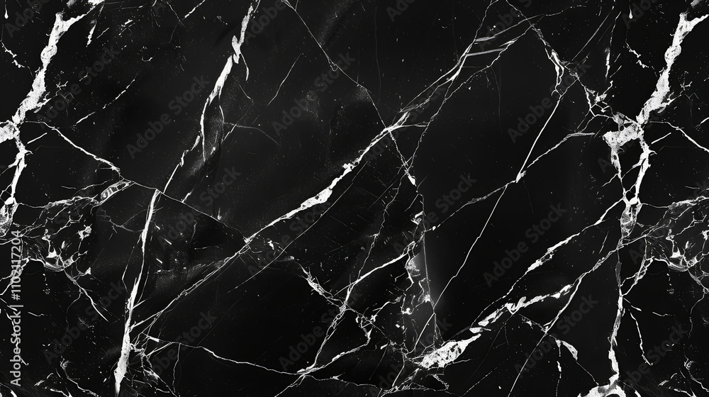 Luxury Black Marble with White Veins Luxury Black Marble with White Veins