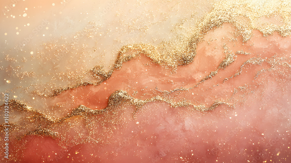 Fototapeta premium Elegant Abstract Background with Glitter and Soft Color Tones