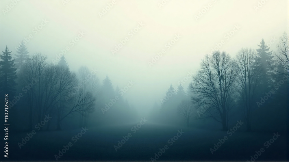 Fototapeta premium fog in the forest