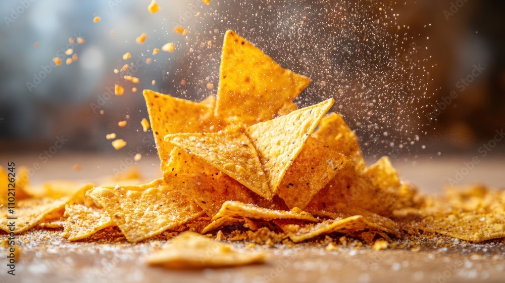 Crispy Tortilla Chips with Seasoning Crispy Tortilla Chips with Seasoning