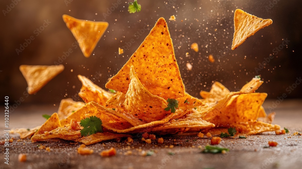 Crispy Nachos with Flavorful Spices Crispy Nachos with Flavorful Spices