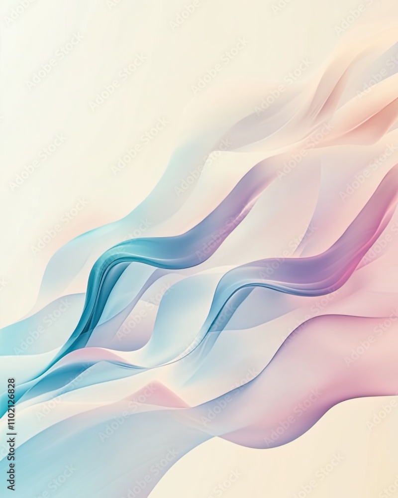 Fototapeta premium Gradient Serenity Flow
