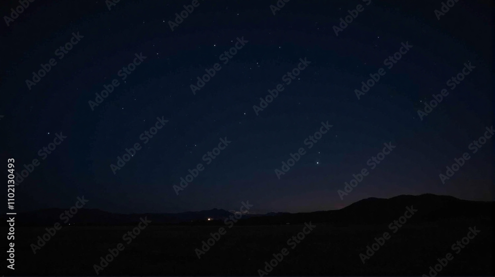 Naklejka premium night sky and stars