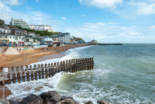 Seaside at Ventnor beachfront in the Isle of Wight