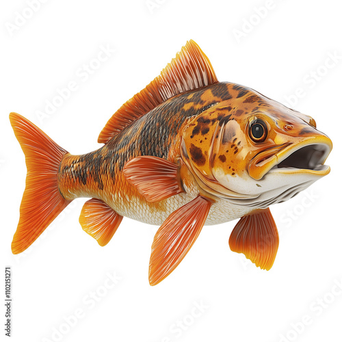 Isolated Fish on Transparent Background photo