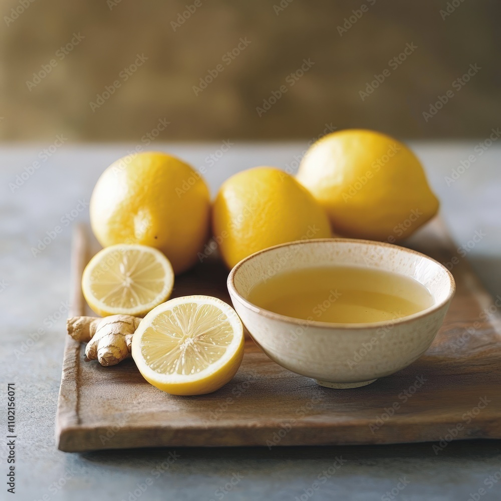 Combine fresh lemon juice with grated ginger and hot water for a warming, immune-boosting tea. Add honey for extra antibacterial benefits and a touch of sweetness. Combine fresh lemon juice with grated ginger and hot water for a warming, immune-boosting tea. Add honey for extra antibacterial benefits and a touch of sweetness.