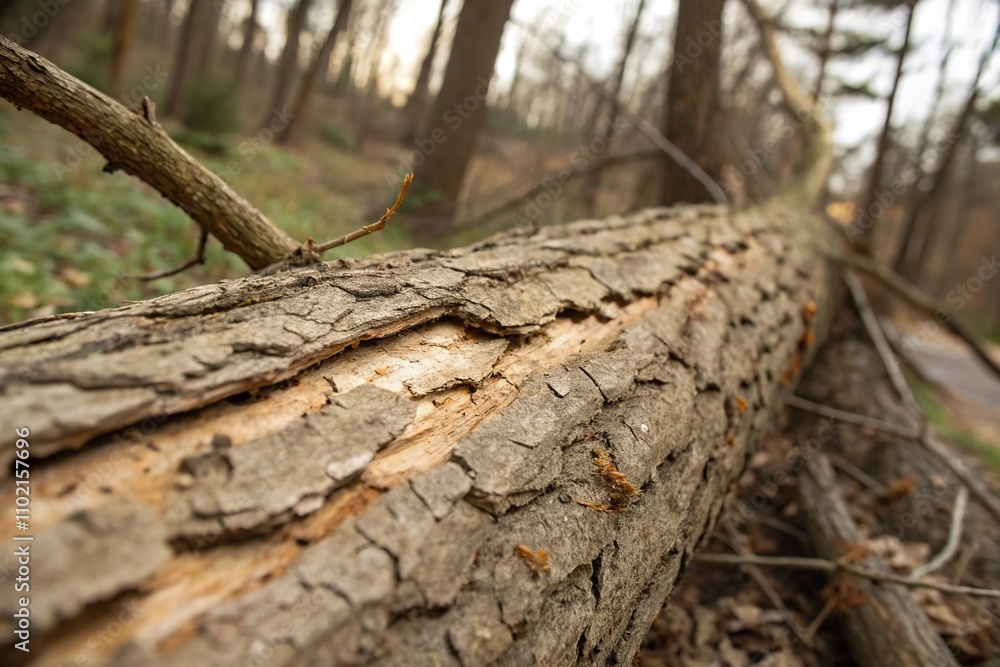 Close-up of wood grain and cortex bark texture on a fallen tree branch, bark, close-up, landscape, wood, branch Close-up of wood grain and cortex bark texture on a fallen tree branch, bark, close-up, landscape, wood, branch