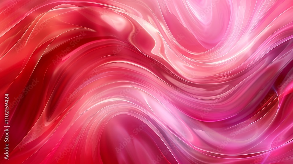 Abstract Pink and Red Wavy Lines Background Abstract Pink and Red Wavy Lines Background