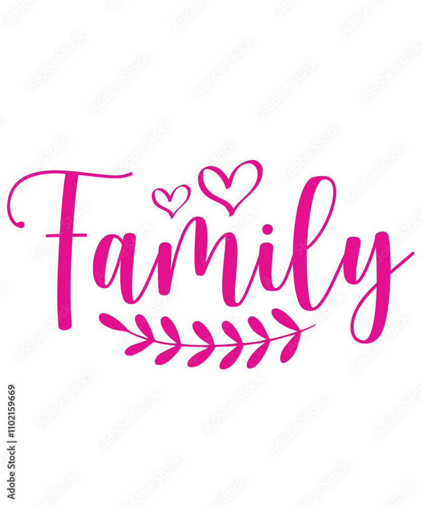 Family typography clip art design on plain white transparent isolated background for card, shirt, hoodie, sweatshirt, apparel, tag, mug, icon, poster or badge Family typography clip art design on plain white transparent isolated background for card, shirt, hoodie, sweatshirt, apparel, tag, mug, icon, poster or badge