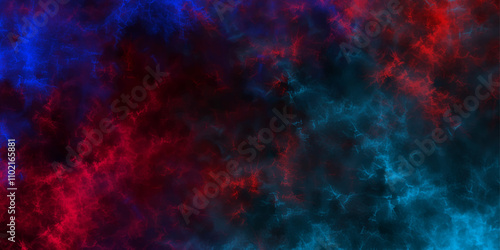 Dark concrete wall beautiful orange and dark blue ocean background. Colorful Stained stony rusty wall background. Aquamarine and pink Abstract Glowing Space Stars. Vintage paper textured aquarelle
