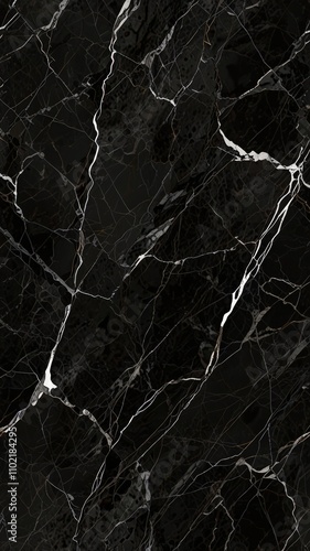 Black and white marble stone background