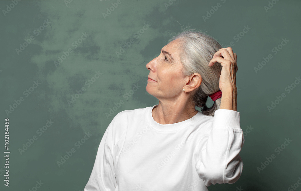 feeling puzzled and confused, scratching head and looking to the side feeling puzzled and confused, scratching head and looking to the side