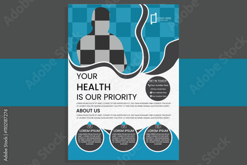 Modern medical flyer,medical flyer ,flyer desigm ,medical flyer template
