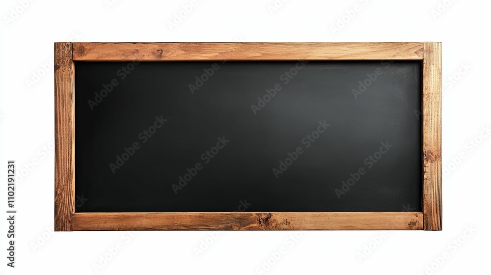 Blank Wooden Framed Blackboard Ready For Message Blank Wooden Framed Blackboard Ready For Message