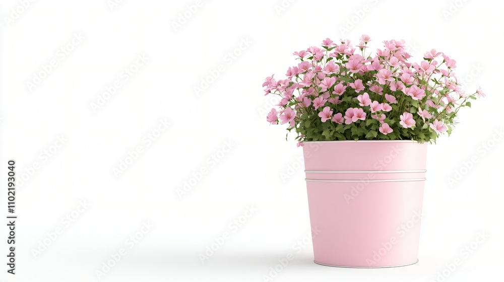 Beautiful fresh flower bucket with versatile copy space. The beauty of fresh flowers in a bucket. Beautiful fresh flower bucket with versatile copy space. The beauty of fresh flowers in a bucket.